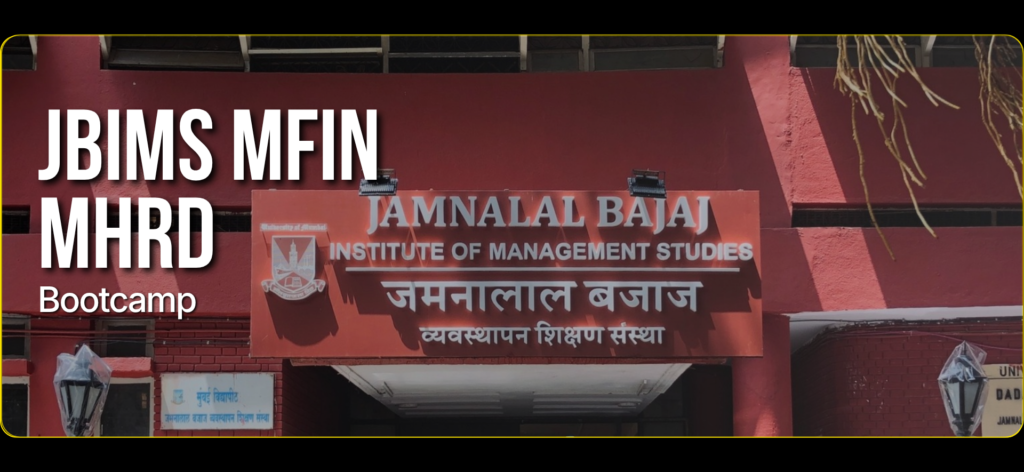 JBIMS MFIN MHRD Bootcamp