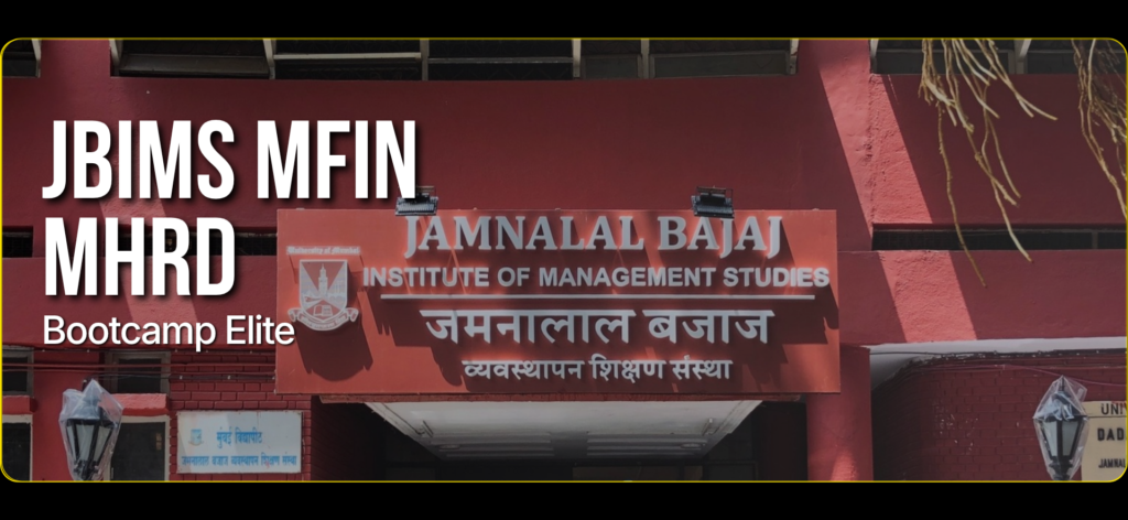 JBIMS MFIN MHRD Bootcamp Elite